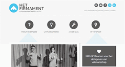 Desktop Screenshot of hetfirmament.be